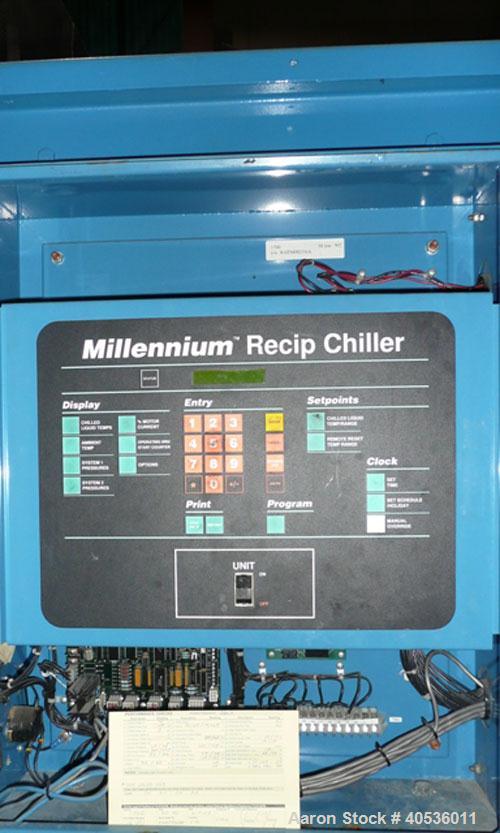 Used York 60 ton, model YCAZ44BA3. Reciprocating compressors, 460/3/60 volts.R22.