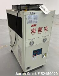 Used- HailingKe Air Cooled Water Chiller, Model HL-03BS. Temperature range approximate 5 to 35 degrees C., 3 HP, 3 phase, 50...