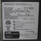 Used Goodman Model GSX130601BH Split System Air Conditioner. 13 SEER. 5 Ton capacity. 60,000 BTU. 77 dB. 1/60/208-230 Volt. 1/4HP fan motor. Compressor RLA25, R-410A, 94 ounce charge.