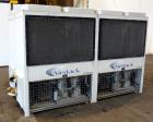 Used Multistack Airstack Air Cooled Packaged Chiller System 60 Total Tons, Consisting Of: (4) Model ASP15A chillers, each 15 tons. Temperature range approximate 40 to 50 degrees F. Each 3/60/460 volt...