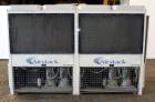 Used Multistack Airstack Air Cooled Packaged Chiller System 60 Total Tons, Consisting Of: (4) Model ASP15A chillers, each 15 tons. Temperature range approximate 40 to 50 degrees F. Each 3/60/460 volt...