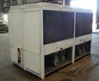Used Multistack Airstack Air Cooled Packaged Chiller System 60 Total Tons, Consisting Of: (4) Model ASP15A chillers, each 15 tons. Temperature range approximate 40 to 50 degrees F. Each 3/60/460 volt...