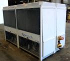 Used Multistack Airstack Air Cooled Packaged Chiller System 60 Total Tons, Consisting Of: (4) Model ASP15A chillers, each 15 tons. Temperature range approximate 40 to 50 degrees F. Each 3/60/460 volt...