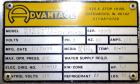 Used Advantage Engineering Maximum Chiller, Model MK-30AM-41HBX, ALT-440/ GPM-72/ PSI-70.Approximately 29 tons, air cooled.Temperature range 48-70 degrees F.3/60/460 volt.Maximum operating pressure 1...