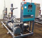 Used Berg Chilling Systems Air Cooled Chiller Package, 48.5 Ton Cooling, Capacity, Model ASR-60-2/1. Consists of: (2) Copelamatic model 6DY-3000TSE-3 semi-hermetic compressors, serial# CCE0112321, CC...