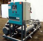 Used Berg Chilling Systems Air Cooled Chiller Package, 48.5 Ton Cooling, Capacity, Model ASR-60-2/1. Consists of: (2) Copelamatic model 6DY-3000TSE-3 semi-hermetic compressors, serial# CCE0112321, CC...
