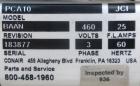 Used Conair PC Series Air Cooled Chiller, Model PCA10. Nominal capacity 8.75-9.90 tons. 3/60/460 volt, 25 amps. Includes a control panel.