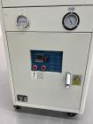 Used HailingKe Air Cooled Water Chiller, Model HL-03BS. Temperature range approximate 5 to 35 degrees C., 3 HP, 3 phase, 50 cycle, 380 volts. Serial# 19294601, built 04/26/2019.