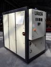 Used Lauda 56kW Secondary Circle Unit Cooler, Type SUK400WII. Temperature range -50 to 200 degrees C. (-58 to 392 F.). 3/50/400 volt. Mounted on casters. Built 2002.