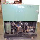 Used Temptek Air Cooled Chiller, Model A-10. Approximately 10 tons. Temperature range 20-60 degrees F. 3/60/460 volt.  Maximum operating pressure 100 psi, media water/glycol. Includes a digital contr...