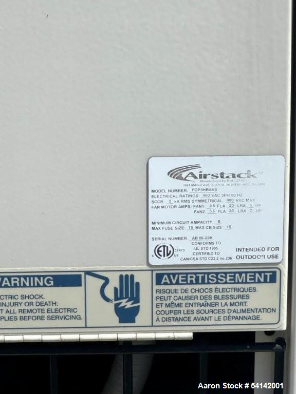 Used Multistack / Airstack Free Cool Chiller – Model ASP030XC13H2AS1AAAS-410A
