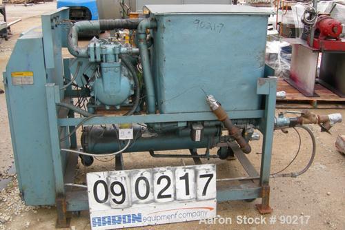 USED: Advantage portable chiller, maximum series, 20 ton, model MK-20W-415R. 3/60/460 volt, 33 amp. Media glycol/water. Temp range 20-60, max 100 psi. (2) 10 hp compressors, 3 hp pump, 48 gpm. (1) ta...