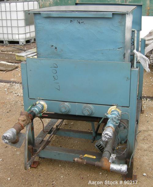 USED: Advantage portable chiller, maximum series, 20 ton, model MK-20W-415R. 3/60/460 volt, 33 amp. Media glycol/water. Temp range 20-60, max 100 psi. (2) 10 hp compressors, 3 hp pump, 48 gpm. (1) ta...