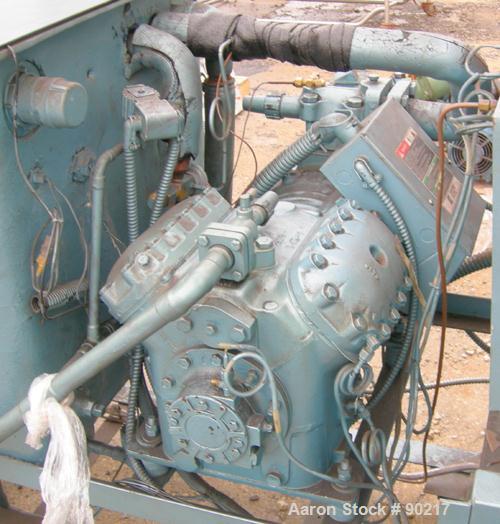 USED: Advantage portable chiller, maximum series, 20 ton, model MK-20W-415R. 3/60/460 volt, 33 amp. Media glycol/water. Temp range 20-60, max 100 psi. (2) 10 hp compressors, 3 hp pump, 48 gpm. (1) ta...