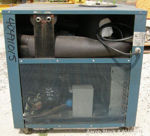 Used FTS Systems recirculating cooler, model RC-100C-L00. Temperature range -40 deg C to +35 deg C. Heat removal is 1700 BTU at -40 deg C, and 5100 BTU at 20 deg C. 60% glycol, 40% water. 60/208 volt...