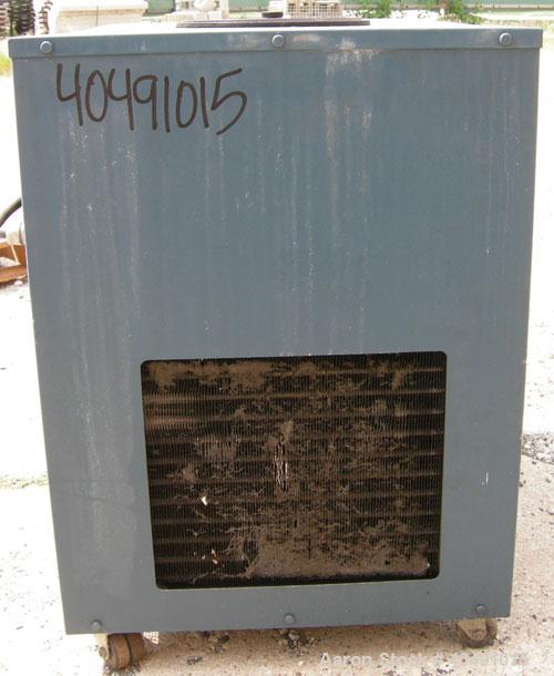 Used FTS Systems recirculating cooler, model RC-100C-L00. Temperature range -40 deg C to +35 deg C. Heat removal is 1700 BTU at -40 deg C, and 5100 BTU at 20 deg C. 60% glycol, 40% water. 60/208 volt...