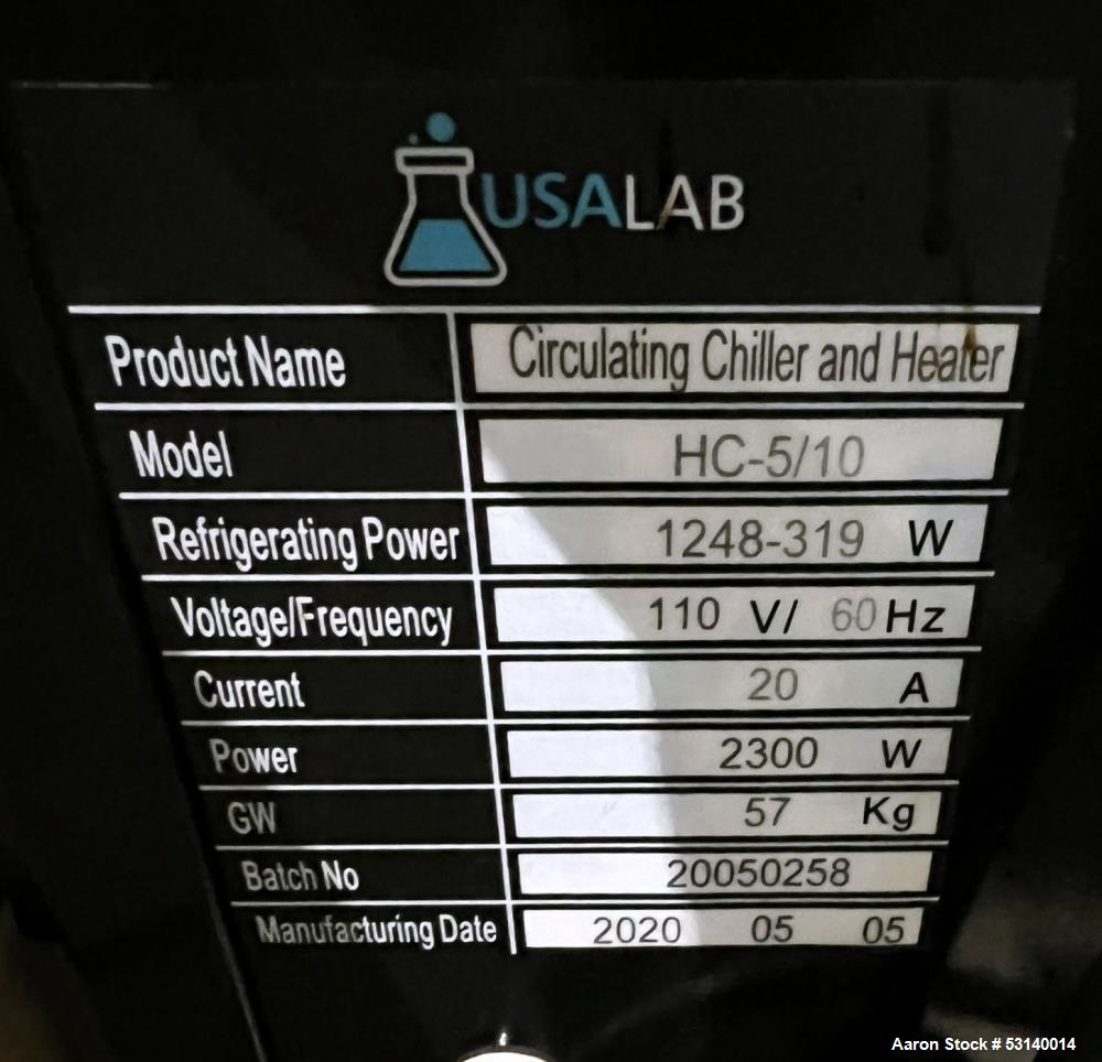 Used USA Lab HC-5/10 Circulating Chiller & Heater – 5L, 30L/min Flow
