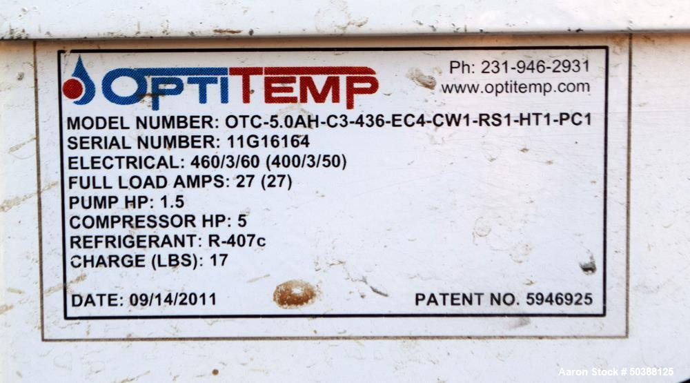 Used OptiTemp Air Cooled Portable Chiller