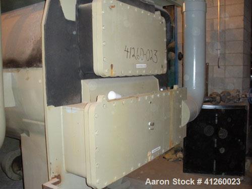 Used Trane Chiller, 700 Ton, Model ABSD700. Single stage steam fired absorption type. Max inlet 14 psig, 460V, 60 Hz, 3 Ph, .071 coefficiant.  Water flow rate 1766 gpm, pressure drop 22.3 ft wtr, con...