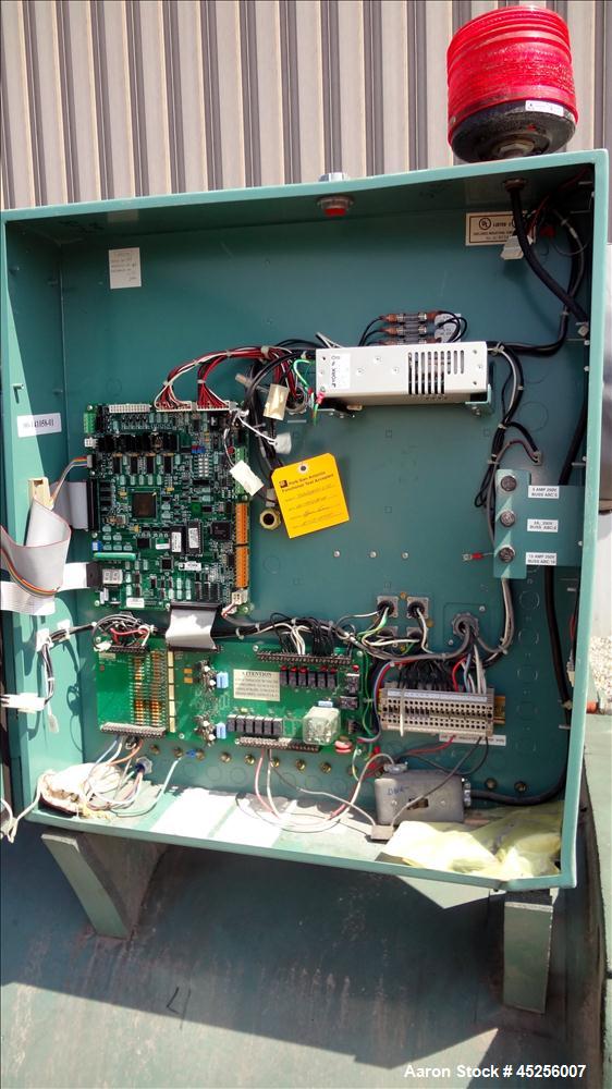 Used York Millennium Rotary Screw Liquid Chilling System, Approximate 350 Ton, Model YS-DB-DA-S2-CJE. Refirg. designed working pressure 300 psi, Liquid design working pressure 150 psi. 910 Pound char...