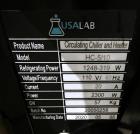 Used- USA Lab Model HC-5/10 Circulating Chiller & Heater. Pump flow rate 30L/min. 5L Reservoir capacity. Refrigerating BTU's...