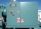 Used York YK MAXE Chiller, Model YKDSDSQ5, 350 Tons. Gear code WW. Refrigerant R-134A. Fluid type: water. Passes: 2. Evap. flow 840 gpm. Cond. flow 1,050 gpm. Evap. pressure drop: 15.3 ft. Cond. pres...