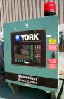 Used York Millennium Rotary Screw Liquid Chilling System, Approximate 350 Ton, Model YS-DB-DA-S2-CJE. Refirg. designed working pressure 300 psi, Liquid design working pressure 150 psi. 910 Pound char...