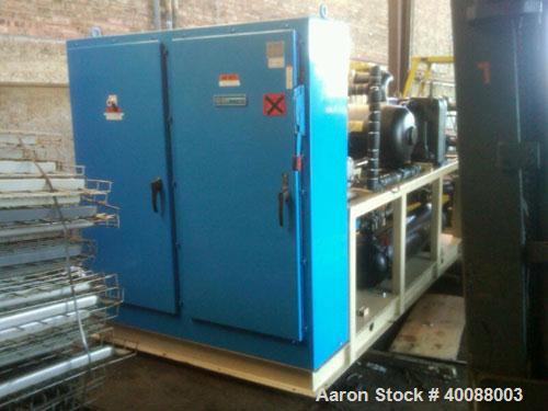 Used-Chilled Water System, 40 ton, water cooled, with Copeland screw compressor, semi-hermetic compact, 140 hp, 480V. Hours ...