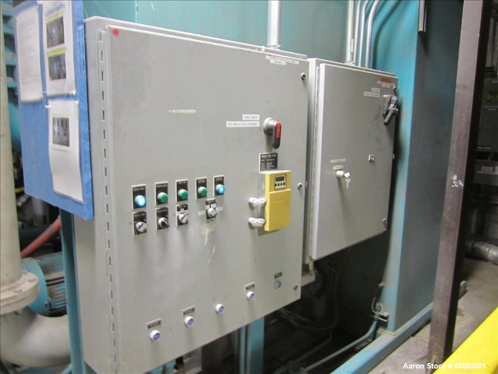Used Chiller tank c/w pumps & (2) units on the roof