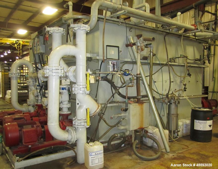 Used Cooler chiller system c/w 2002 DHP filter press, heat exchanger, pumps, holding tanks,