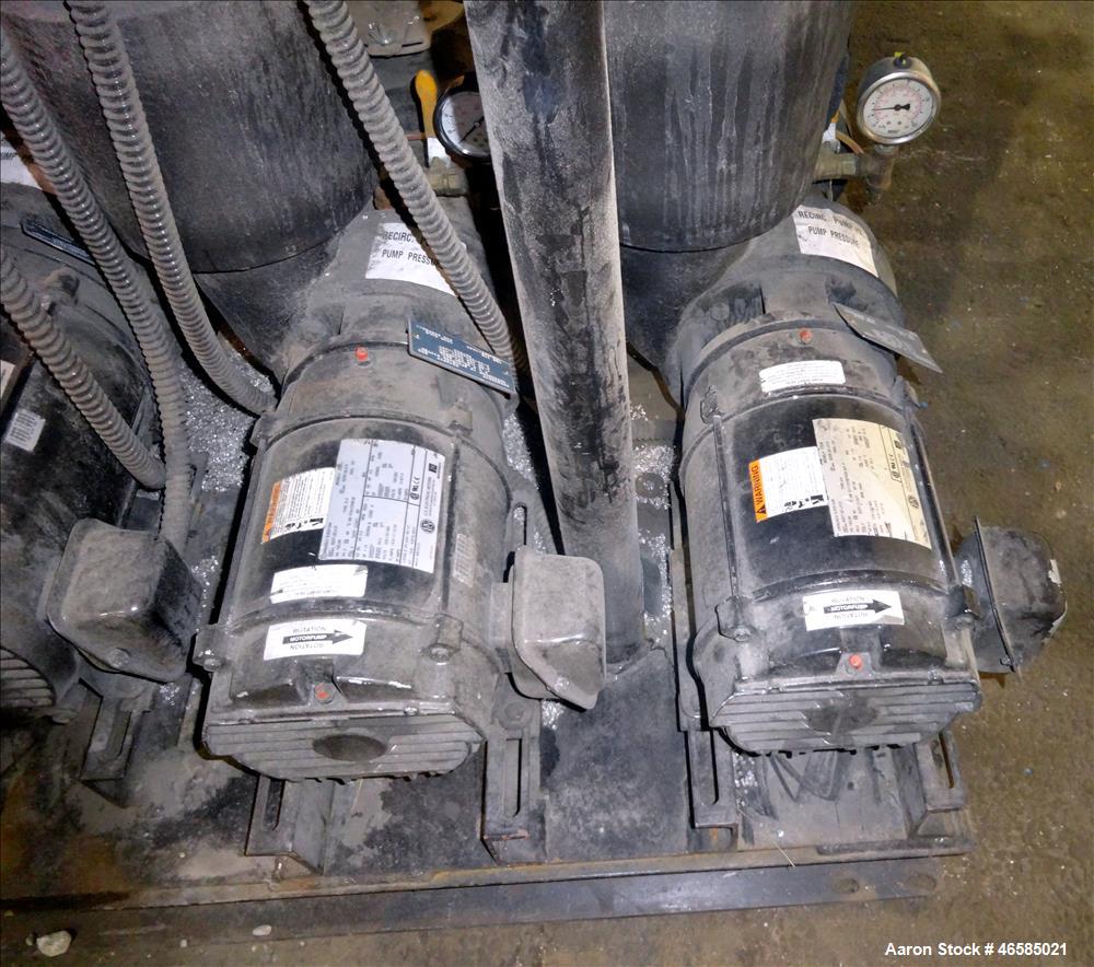 Used AEC Pinnacle Series Central Chiller System, Model PINN2-60-W-Q. Cooling capacity 57 tons. 3/60/460, chilled water 137 gallons per minute. Minimum temperature 30 degrees F, maximum temperature 65...