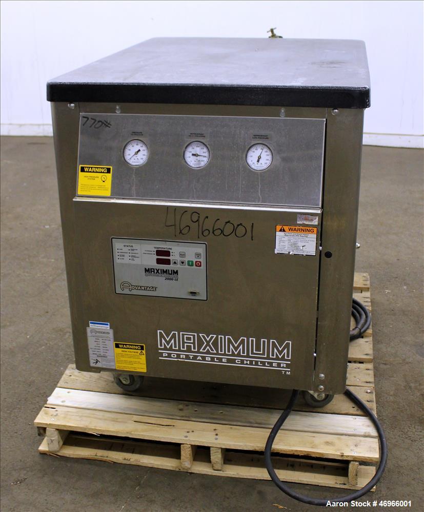 Used- Advantage Engineering Maximum Series Portable Water Cooled Chiller