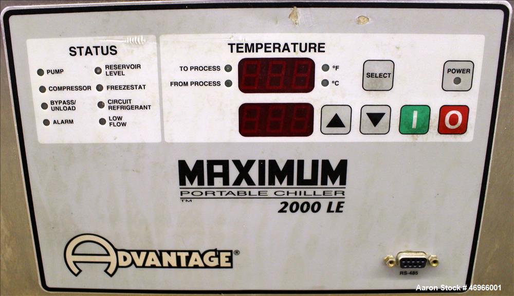 Used Advantage Engineering Maximum Series Portable Water Cooled Chiller