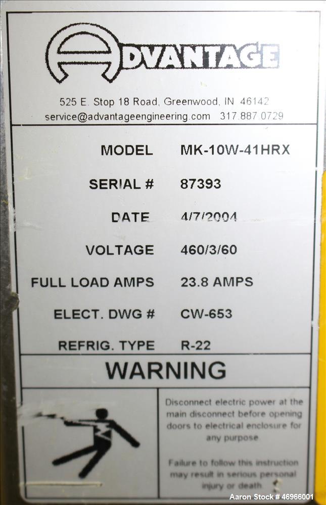Used Advantage Engineering Maximum Series Portable Water Cooled Chiller