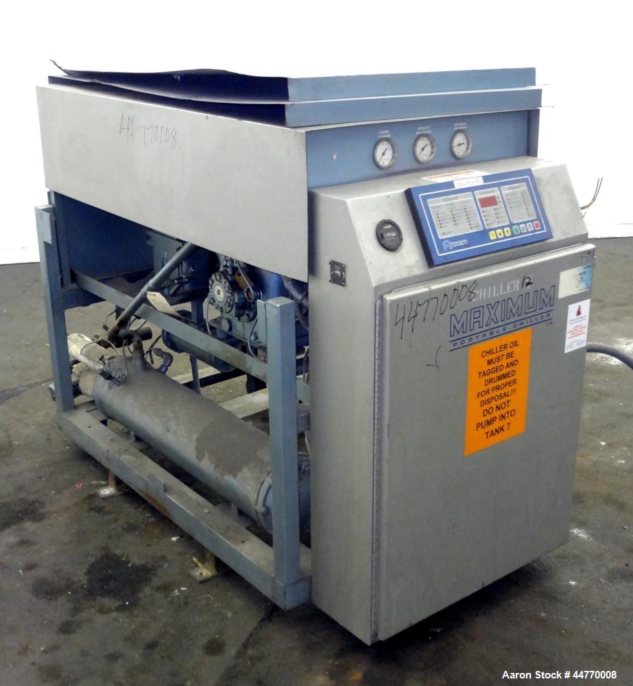 Used- Advantage Engineering Maximum Series Water Cooled Chiller, Model MX-20W-SP-40SRX. Cooling capacity 22.7 tons. Temperat...