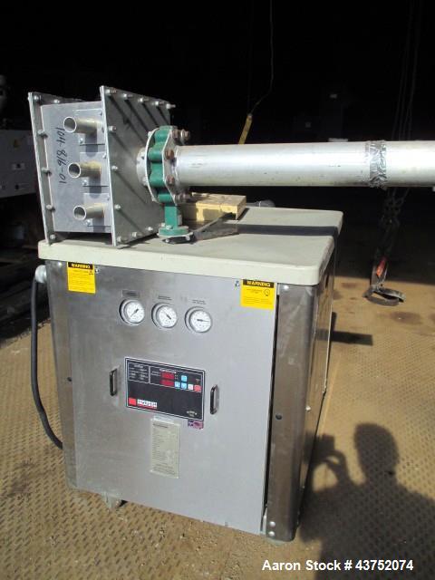 Used 5 TON ADVANTAGE CHILLER MODEL MCW5.  WATER COOLED UNIT WITH 2 HP 230VOLT, 3PH, 60HZ PUMP.  UTILIZES R-22 REFRIGERANT