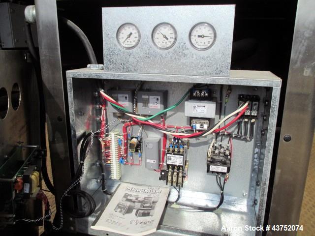 Used 5 TON ADVANTAGE CHILLER MODEL MCW5.  WATER COOLED UNIT WITH 2 HP 230VOLT, 3PH, 60HZ PUMP.  UTILIZES R-22 REFRIGERANT