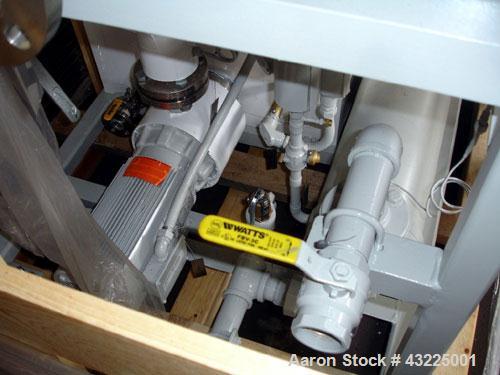 Unused- Budzar 15 Ton Water Cooled Chiller, Model LTW-15-FCB-70-S2S1. Nominally rated 70 gpm at 90' tdh. (2) Compressors, 5 hp circulation pump, condenser and plate heat exchanger, 65 gallon stainles...