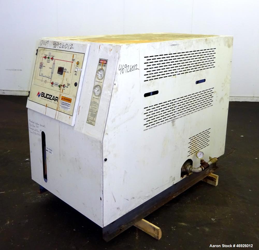 Used Budzar Water Cooled Chiller, 15.4 Nominal Tons, Model WC-15-FCB-72-001.