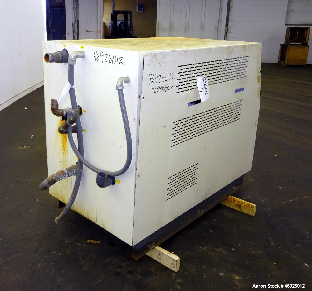 Used Budzar Water Cooled Chiller, 15.4 Nominal Tons, Model WC-15-FCB-72-001.