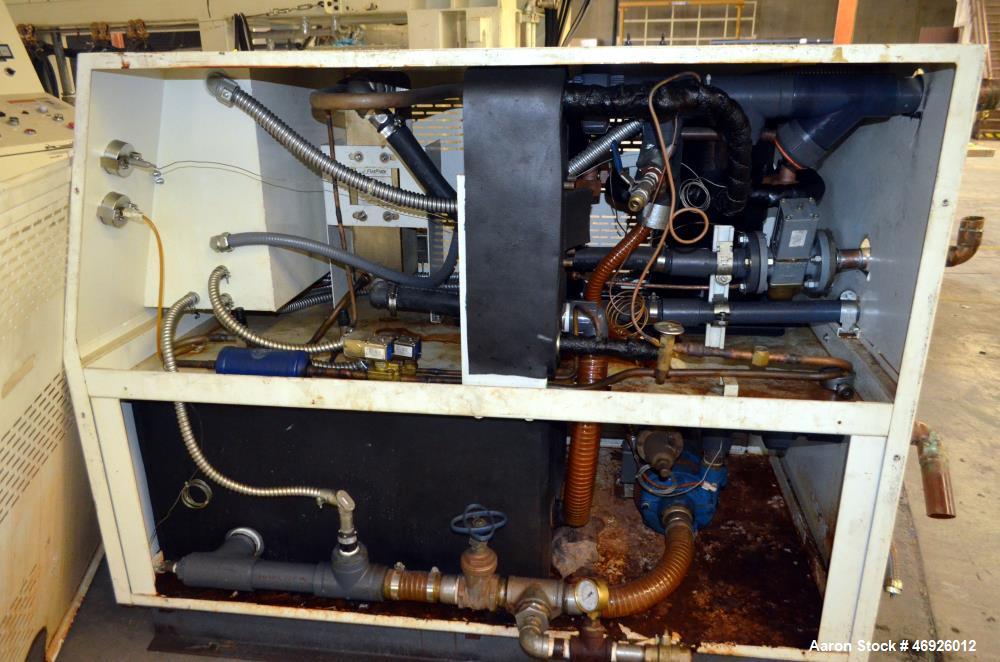 Used Budzar Water Cooled Chiller, 15.4 Nominal Tons, Model WC-15-FCB-72-001.