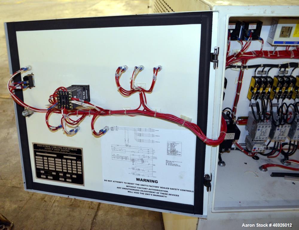 Used Budzar Water Cooled Chiller, 15.4 Nominal Tons, Model WC-15-FCB-72-001.