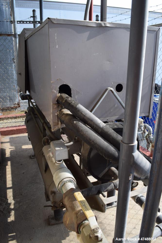 Used Carrier Reciprocating Liquid Chiller, Model 30HK-050-650. Nominal 50 Ton. Design pressure high side 385 psig, low side 235 psig. Designed for R22 refrigerant. 3/60/460 volt. Serial# 4995F81298. ...