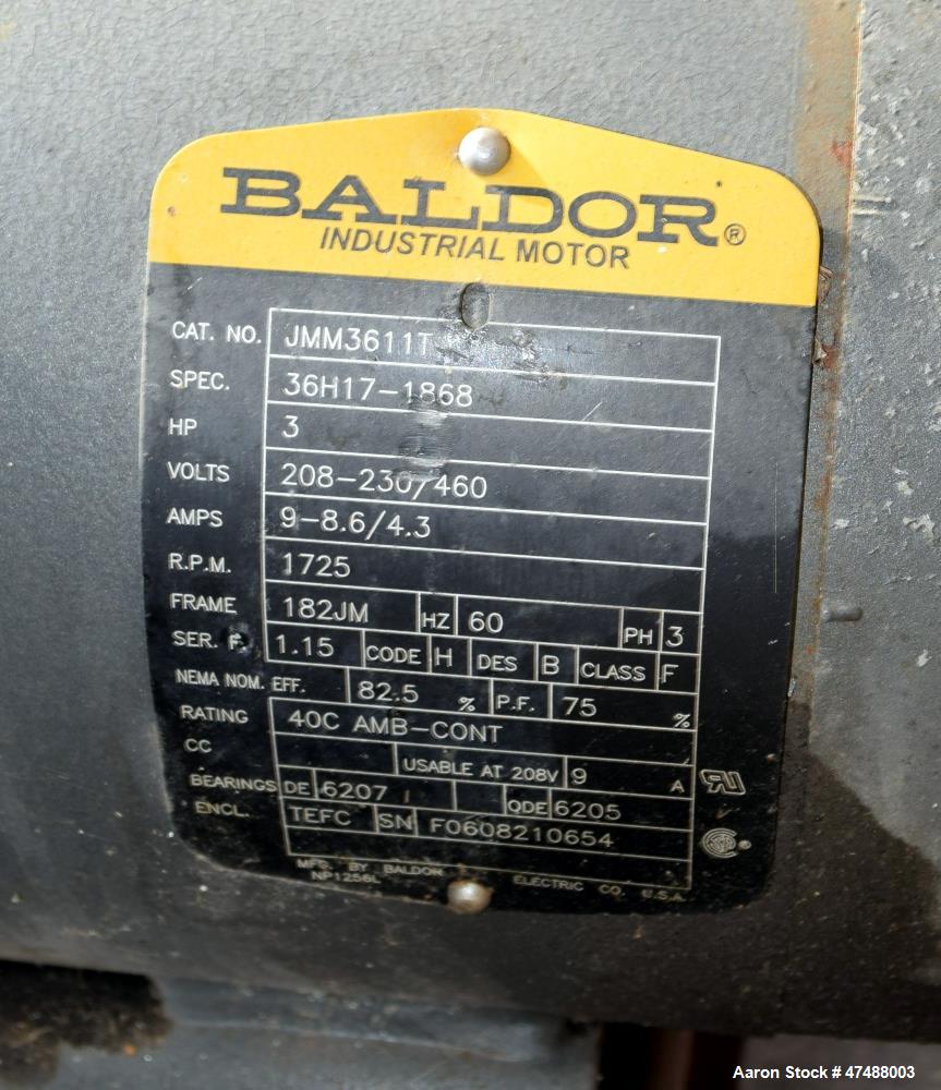 Used Carrier Reciprocating Liquid Chiller, Model 30HK-050-650. Nominal 50 Ton. Design pressure high side 385 psig, low side 235 psig. Designed for R22 refrigerant. 3/60/460 volt. Serial# 4995F81298. ...