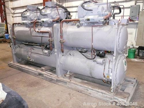 Unused-Slightly Damaged Carrier Model 30HXC246R--650--, Nominal 246 Ton, Water Cooled Screw Chiller. Designed for 460/3/60 volt operation and originally manufactured in 2003. The approximate unit dim...