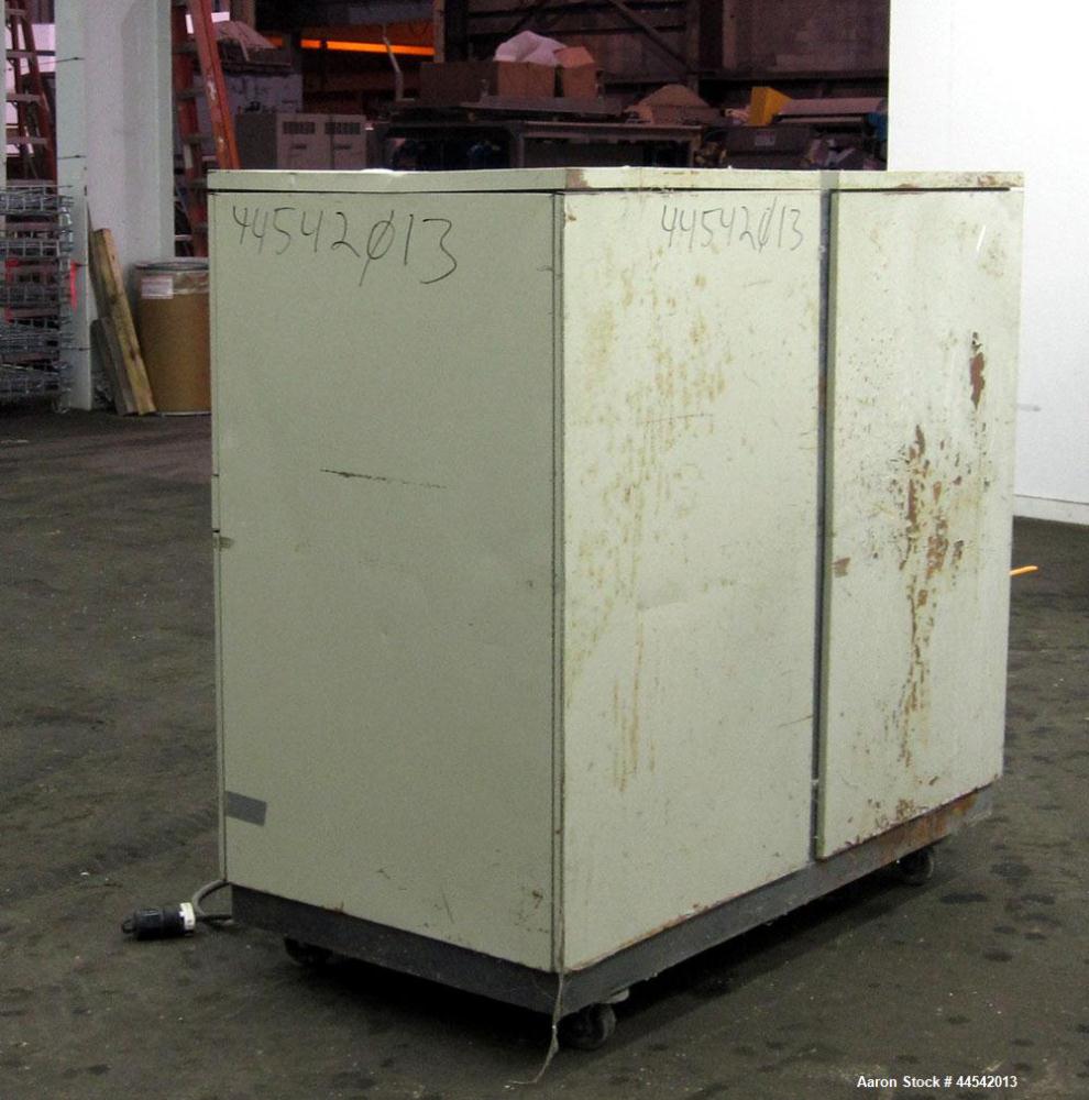 Used Conair Tempro Chiller, Model WC3-5, Approximately 5.8 tons. Water cooled. Temperature range 20 to 65 degrees F. Includes Micro Trac 3 control panel. Mounted on casters. 
.