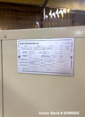 Used Drake PWC96D1 Water-Cooled Scroll Chiller – Dual Circuit, 10 HP, 450 PSIG Test