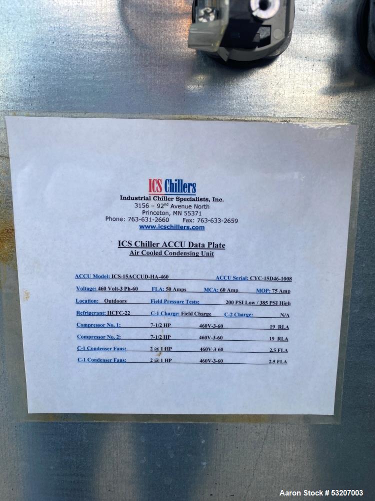 ICS Chiller Air Cooled Condensing Unit