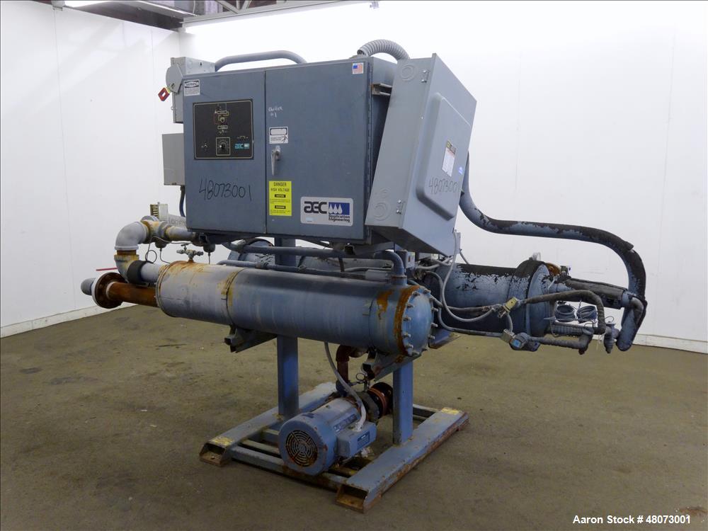 Used AEC NEC Series Water Cooled Central Chiller, Model NECW-1-60.