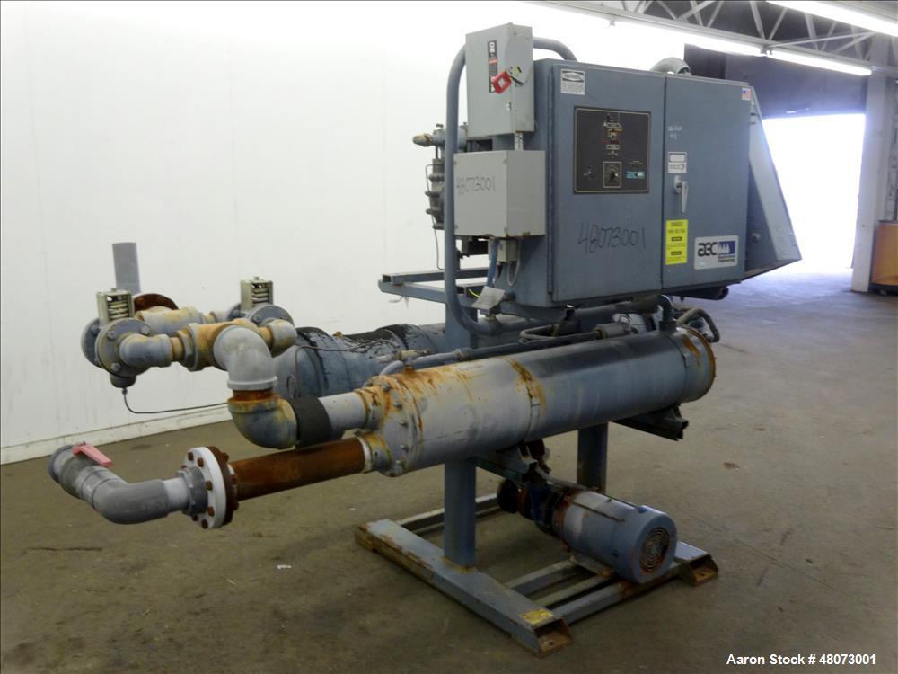 Used AEC NEC Series Water Cooled Central Chiller, Model NECW-1-60.